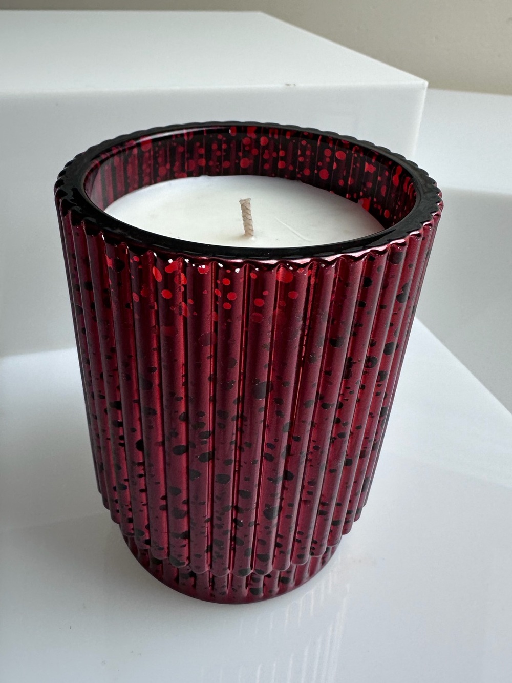 Crate & Barrel Fete Cider and Cinnamon Candle NWOB